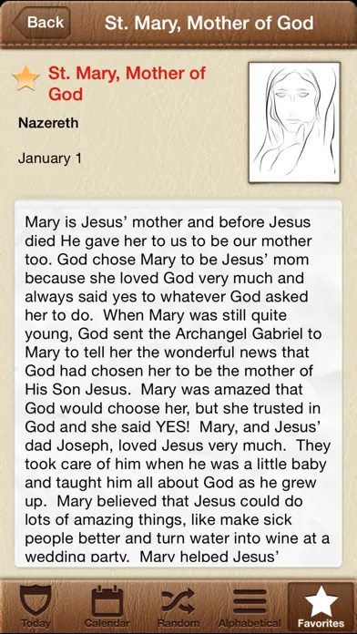 Saint of the Day screenshot 1