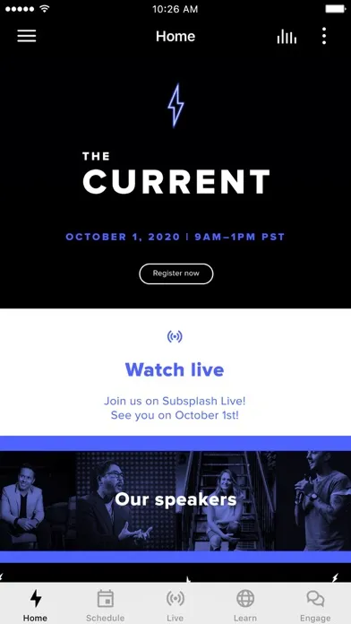 Subsplash app screenshot 1