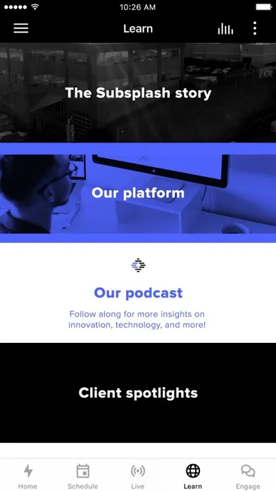 Subsplash app screenshot 3