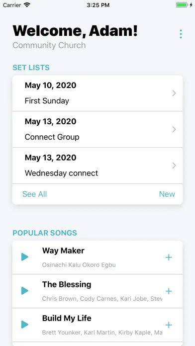 WorshipTools Charts screenshot 1
